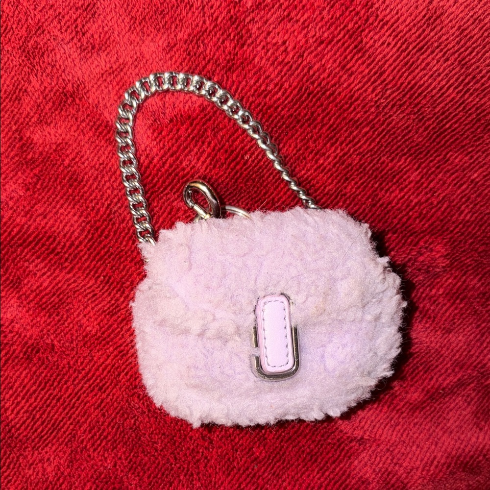 Faux Fur Chain key pouch or bag charm